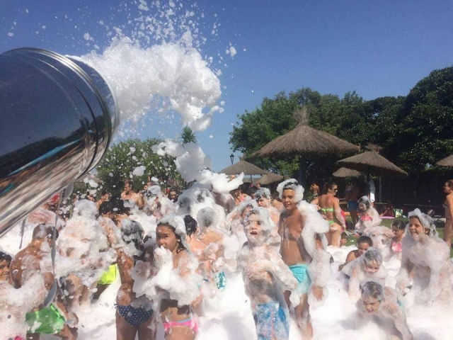 Fiesta de la espuma infantil